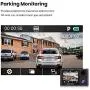 AUTO-VOX Dual Dash Cam Front and Inside 1920x1080P,Infrared Night Vision,Integrated Design of Built-in GPS with Magnetic Bracket in Car Dashboard Camera, 24Hours Parking Mode,Sony Sensor by Aurora