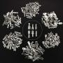 FIXITOK 480pcs Quick Splice 2.8/4.8/6.3mm Male and Female Wire Spade Connector Wire Crimp Terminal Block with Insulating Sleeve Assortment Kit for Electrical Wiring Car Audio Speaker (Silver) FIXITOK 480pcs Quick Splice 2.8/4.8/6.3mm Male and Female Wire Spade Connector Wire Crimp Terminal Block with Insulating Sleeve Assortment Kit for Electrical Wiring Car Audio Speaker (Silver)