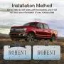 Rohent R3 HD 1080P Digital Signal Wireless Backup Camera 5 Monitor License Plate Hitch Rear/Front View Camera Observation System for Cars,Trucks,Campers SUVs IP69 Waterproof Super Night Vision