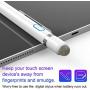 Active Stylus Pen Compatible with iOS&Android Touch Screens, 2 in 1 Fine Point Digital Pen, Rechargeable iPad Pencil Compatible with iPhone/Android Phone/iPad/ipad Air/iPad Pro/Samsung Tablets/etc.