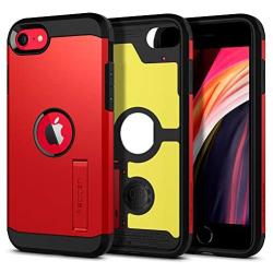 Spigen Tough Armor Designed for iPhone SE 2020 Case - Red
