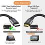 AGVEE [3 Pack 10ft] 3A Fast HD 8 10 Charging Cable, Nylon Braided Charger Cord for New Kindle Fire HD 8 8-Plus 2020 (10th), HD 10 2019 (9th) Release, Kids Edition 2020, Dark Gray