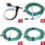 Reusable Cable Ties Large and Strong Gripping Jumbo Size 3/4'' x 16'' for Large Bundles of Cables - 10 Pack (Black)