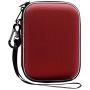 Lacdo Hard Drive Carrying Case for Western Digital WD My Passport Ultra WD Elements SE WD P10 Game Drive Portable External Hard Drive 1TB 2TB 3TB 4TB 5TB USB 3.0 2.5 inch HDD Travel Storage Bag, Red