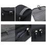 Tumecos Toiletry Dopp Kit Travel Electronics Organizer Shaving Accessories Bag (Black1)