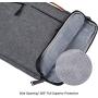 13.3-13.5 Inch Laptop Briefcase Case for Acer Chromebook R13, Dell Inspiron 13 5000, LG Gram/Asus ZenBook, HP Pavilion 13.3'' /HP Envy x360 13 Briefcase Tablet Case Bag(Space Grey)
