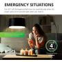 Sunco Lighting 6 Pack Rechargeable Emergency Bulb, A21, 11W, 5000K Daylight, E26, Battery Powered LED Bulb, 4 Hours Backup, Portable Camping Light - UL