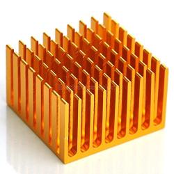 Electronics-Salon 2PCS Aluminum Heatsink, 1.48'' x 1.44'' x 0.93'', Heat-Sink.