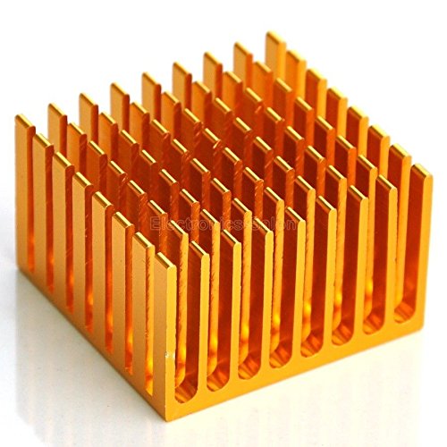 Electronics-Salon 2PCS Aluminum Heatsink, 1.48'' x 1.44'' x 0.93'', Heat-Sink.
