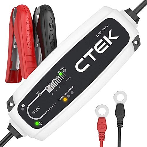 CTEK (40-255) CT5 Time To Go-12 Volt Battery Charger and Maintainer with Accessories