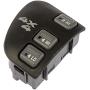 Dorman 901-061 4WD Switch for Select Chevrolet / GMC / Oldsmobile Models , Black