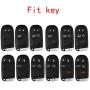 ROYALFOX Genuine Leather 3 4 5 Buttons Smart Key Fob case Cover for Jeep Cherokee Compass Renegade Grand Cherokee, Fiat,Dodge Charger Challenger Dart Journey Durango Grand Caravan RAM (red)