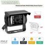 Car Backup Rear View Camera - Reverse Parking Rearview Back Up Car Camera And Monitor Video System w/ 7'' Monitor, Dual DC 12-24V - Back Up Camera For Bus, Truck, Trailer, Van - Pyle PLCMTR71