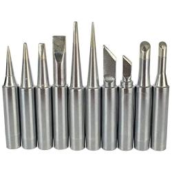 10X 900M Soldering Iron Tips for HAKKO 936,937,907 Atten, Quick, Aoyue, Yihua,Vastar,Sywon,Tabiger,SOAIY and X-Tronic Soldering Station (10 pcs Different)