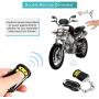 Motorcycle Bike Anti-Theft Alarm System, 12V Universal Anti-Theft Security Alarm with Double Remote Control