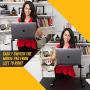 Adjustable Laptop Stand - Use It as a Foldable Standing Desk at The Office, Portable Computer Holder for Writing, Cozy Desk in Bed or on The Sofa - Laptop Table with Cooling Fans - Great as a Gift