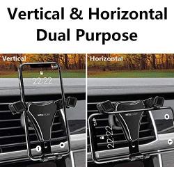 ACMEME Car Phone Holder Mount, Phone Car Holder【Vertical & Horizontal】, Cell Phone Holder for Car Vent Compatible with iPhone 11 Pro/11/XS/8/7/6, Galaxy S10/S10+/S9/S9+, Note 10, LG, Huawei and More