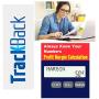 Datexx 2-Line TrackBack Business Slim Mini Desktop Calculator, DD-7622, Blue
