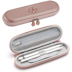 Koonice Premium Pencil Holder Case fits Apple Pencil 1 and 2 (Rose Gold)