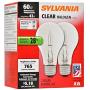 LEDVANCE 52550 Halogen Bulb Clear A19, 43 watt, Pack of 2, 2 Count