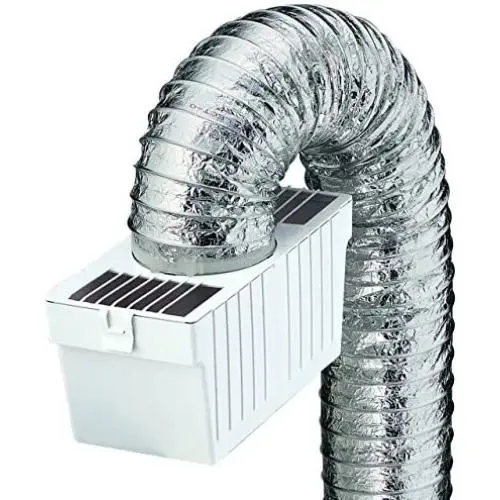 Deflecto Dryer Lint Trap Kit, Indoor Venting with Supurr-Flex Flexible Metallic Duct, Includes Clamps (LTF)