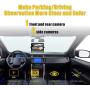 Backup Camera for RV Bus Truck, 4 Car Cameras and 7'' Quad Split Screen, Waterproof and Night Vision, 1 Rear Camera+1 Front/Doorway Camera+2 Side Cameras, for Semi-Truck, RV, Bus, Motorhome