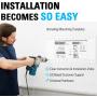 Mounting Dream TV Mount Full Motion TV Wall Mounts for 26-55 Inch Flat Screen TV, Wall Mount TV Bracket with Dual Arms, Max VESA 400x400mm and 99 LBS, Fits 16'', 18'', 24'' Studs MD2380-24K TV Mounts