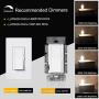 OMAYKEY 8W Lengthened LED Candelabra Bulb 3000K Soft White, 80W Equivalent 800LM Dimmable, E12 Base Vintage Edison B11 Lengthened Candle Clear Glass LED Chandelier Light Bulbs, Pack of 4