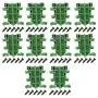 PCB Brackets, PCB Circuit Board Bracket, KPRH-175 PCB Rail Adapter Circuit Board Mounting Bracket Holder Carrier for Electronic Switching Devices, Pack of 10 Fit for mounting DIN C45 rail mounting PCB Brackets, PCB Circuit Board Bracket, KPRH-175 PCB Rail Adapter Circuit Board Mounting Bracket Holder Carrier for Electronic Switching Devices, Pack of 10 Fit for mounting DIN C45 rail mounting