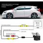 Hikity Backup Camera 8IR Light Car Rear View Camera Universal Mini Auto Backup Parking Camera Waterproof 170 Wide Angle HD Color Camera