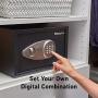 SentrySafe X055 Security Safe with Digital Keypad, 0.5 Cubic Feet (Medium), Black