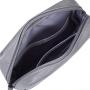 Electronic Accessories Storage Bag, Premium PU Leather Multifunctional Travel Digital Accessories Storage Bag Cable Organizer Bag, Grey