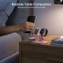 OMOTON Adjustable Apple Watch Stand, Triunity Charging Dock For iWatch, AirPod and iPhone 11/XR/XS/6/7/8 Plus/12 Pro Max, Original Apple Watch Magnetic Charging Cable Required, Rose Gold
