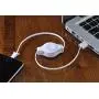 EDG - Apple MFI Certified Retractable Lightning Cable | Charge and Sync Lightning to USB - 3.5 Feet