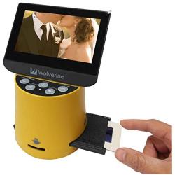 Wolverine Titan 8-in-1 High Resolution Film to Digital Converter with 4.3'' Screen and HDMI Output (Yellow)