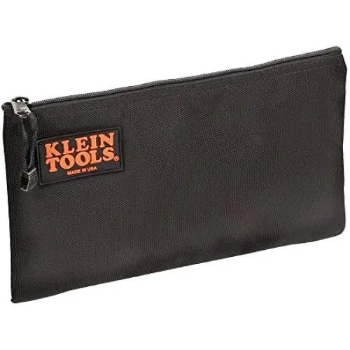 Klein Tools 5139B 12-1/2-Inch Cordura Ballistic Nylon Zipper Bag