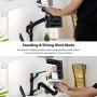 viozon Monitor and Laptop Mount, 2-in-1 Adjustable Dual Monitor Arm Desk Stand, Single Gas Spring Arm with Laptop Tray for 12-17'' Laptop. Single Arm Stand/Holder for 17-32'' Computer Monitor(3L-Pro-b)