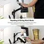 viozon Monitor and Laptop Mount, 2-in-1 Adjustable Dual Monitor Arm Desk Stand, Single Gas Spring Arm with Laptop Tray for 12-17'' Laptop. Single Arm Stand/Holder for 17-32'' Computer Monitor(3L-Pro-b)