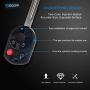 ECCPP Replacement fit for 4 Buttons Uncut Keyless Entry Remote Key Fob 00-15 Ford Series OUCD6000022 (Pack of 1)