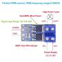 Huayao10PCS DC 5V-36V 15A(Max 30A) 400W Dual High-Power MOSFET Trigger Switch Drive Module 0-20KHz PWM Adjustment Electronic Switch Control Board Motor Speed Control Lamp Brightness Control