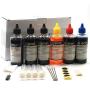 Printer Ink by BCH - Compatible to Refill All CAN Printers: MG PG 240 243 245 CL 241 244 246 XL Inkjet Cartridge - Bulk Standard Grade 100 ml x 6 (Total 600 ml)