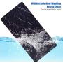 Large Extended Gaming Mouse pad with Stitched Edges,Large Mouse mat,Non-Slip Rubber Base,Waterproof Keyboard Pad,Desk Pad for Premium-Textured,3mm Thick Home Office Gamer Desk mat,800x400,Black Marble