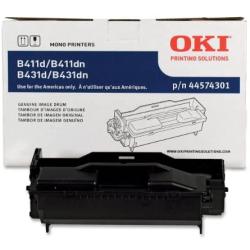 Okidata 44574301 Image Drum for B411/B431 Series Printers, 20000 Page Yield, Black
