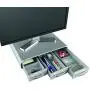 Mind Reader PC, Laptop, IMAC Monitor Stand and Desk Organizer, Silver
