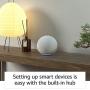 All-new Echo (4th Gen) - Charcoal - bundle with Philips Hue Bulbs (2-pack)
