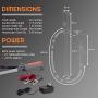 2PK - TERA PUMP TREP03 Multi-Purpose Powered Liquid Transfer Pump/Fuel Transfer Pump - 110V AC / 12VDC, 2.8 GPM