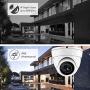 [Auido] Anpviz IP POE 3.5in Dome Outdoor 5MP Camera(Hikvision Compatible), HD Onvif Security Camera with Microphone, Indoor Outdoor Wide Angle 2.8 mm Lens IP66 Weatherproof Night Vision White Camera