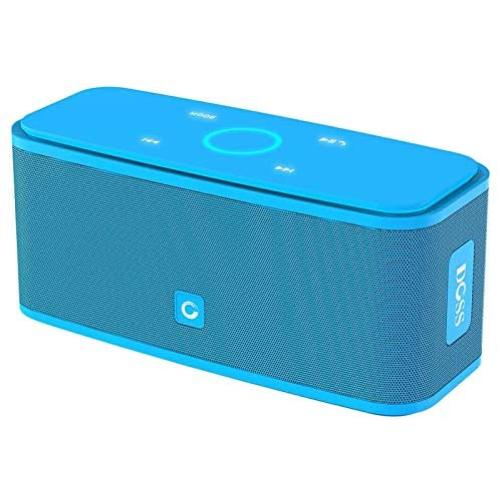DOSS SoundBox Touch Portable Wireless Bluetooth Speakers with 12W HD Sound and Bass, 20H Playtime, Handsfree, Speakers for Home, Outdoor, Travel-Blue DOSS SoundBox Touch Portable Wireless Bluetooth Speakers with 12W HD Sound and Bass, 20H Playtime, Handsfree, Speakers for Home, Outdoor, Travel-Blue