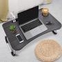 Slendor Laptop Desk Foldable Bed Table Folding Breakfast Tray Portable Lap Standing Desk Notebook Stand Reading Holder for Bed/Couch/Sofa/Floor