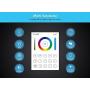 BSOD Milight LED Controller B8 RF2.4GHz Mount Panel Remote Controller 8 Zones RGB CCT Touch Controller Compatible for Milight Product